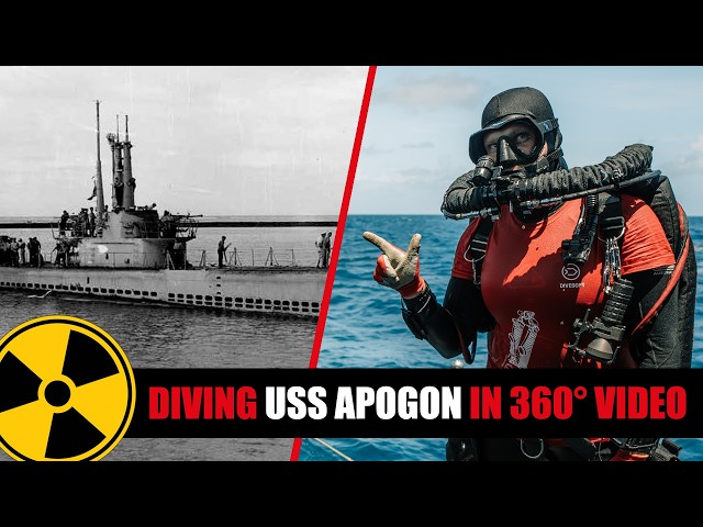 Diving the Radioactive Submarine! | USS Apogon in 360°