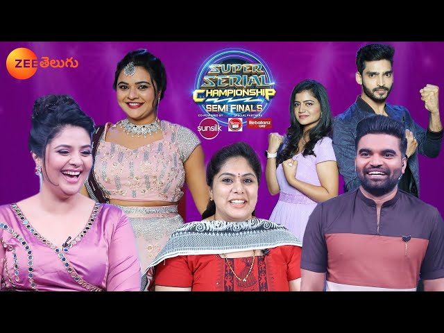 Excited Zee Telugu Fan Ft. Sunaina - Semi-final 1 - Super Serial Championship Season 3 - Sun 9 PM