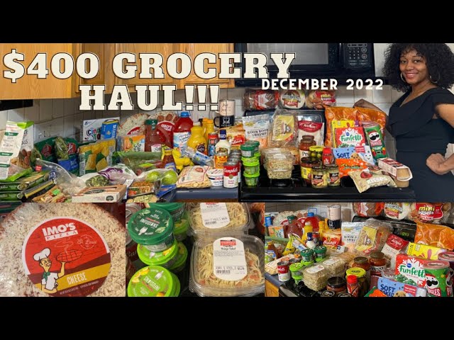 Grocery haul! $400 Grocery Haul budget!