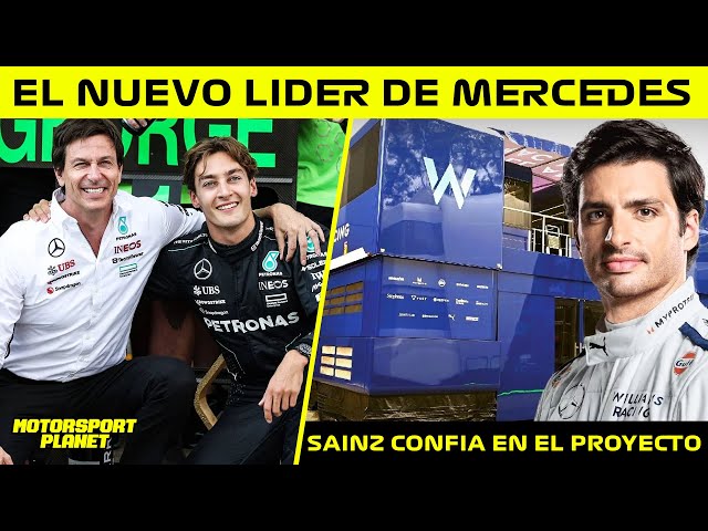 🔴TOTO WOLFF CONFIADO con RUSSELL ✅ "POTENCIAL CAMPEON del MUNDO" 🔥 SAINZ CONVENCIDO por el PROYECTO