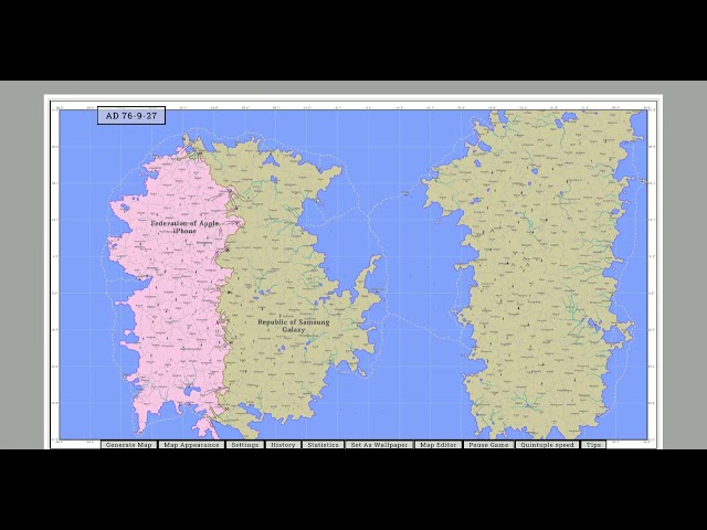 [Fantasy Map Simulator] Apple iPhone & Samsung Galaxy