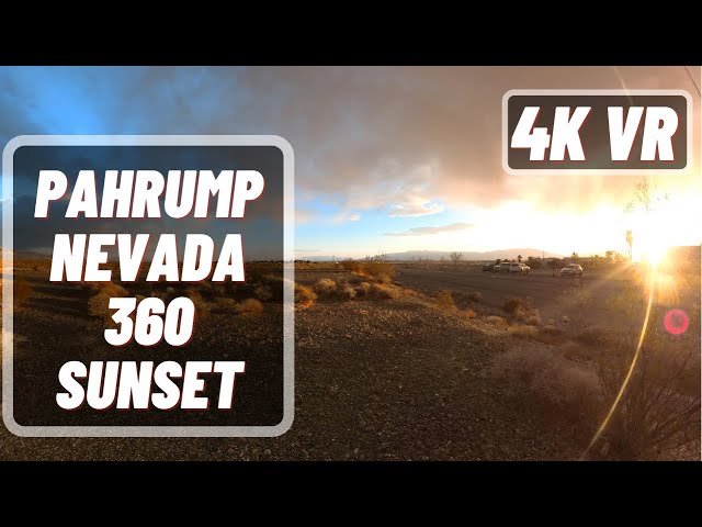 Pahrump Nevada 360 Meditation | Relaxing Desert VR Sunset