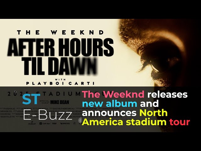 The Weeknd releases new album and announces North America stadium tour