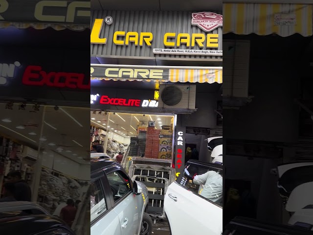 KIA CARENS में  लगाया Top Model वाला DRL सिर्फ CRYSTAL CAR CARE, करोल बाग़ में