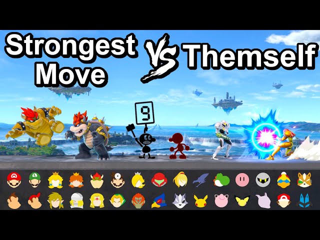 Who Can K.O. Themself With His Strongest Move ? - Super Smash Bros. Ultimate