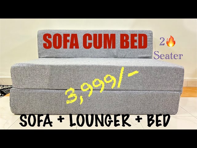 Best Sofa Cum Bed in India 2024⚡️Sofa cum bed foldable and washable! 2 Seater Sofa Bed !Amazon