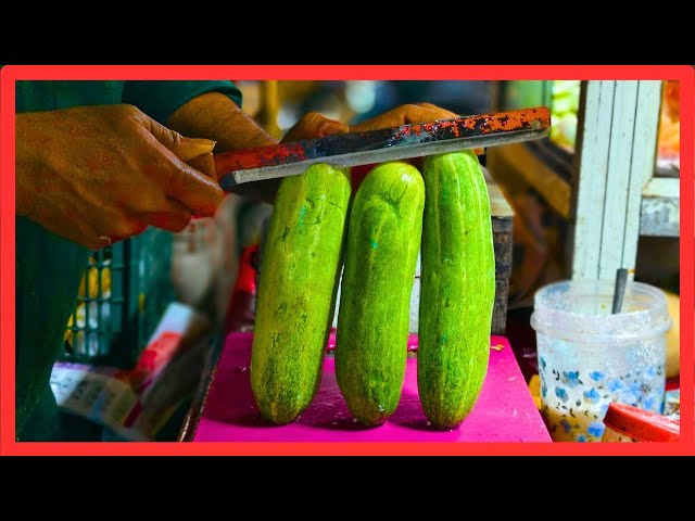 FRUIT NINJA of FRUITS | Amazing Fruits Cutting Skills | Indian Street Food In 2024