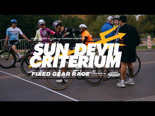 🏁 2024 Sun Devil Crit Highlights | Fixed-Gear Race