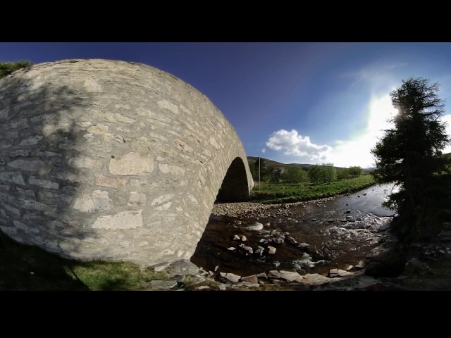 Old Stone Bridge - 360 Video [Royalty Free Stock Footage] $350 [4K VR Stereoscopic 3D]