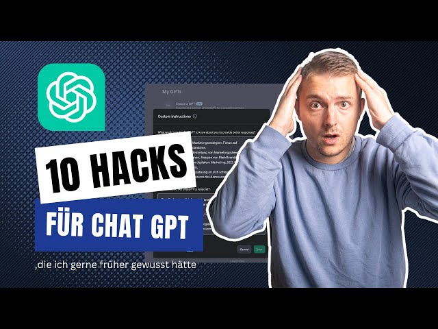 EFFEKTIVE CHATGPT HACKS, die du unbedingt wissen musst | Unverzichtbare Tipps & Tricks