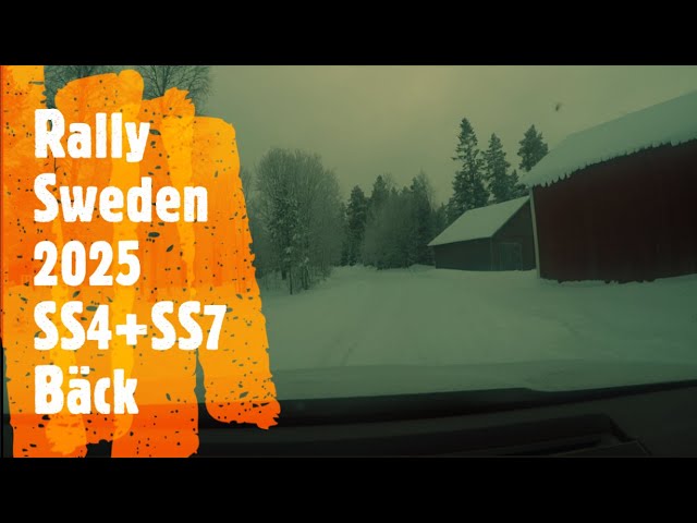 WRC Rally Sweden 2025 - Special Stages 4 + 7 - Bäck