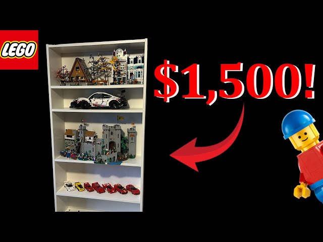 Shelving Over $1,500 worth of LEGO