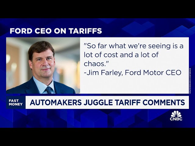 Ford CEO Jim Farley blasts Trump's tariff plans