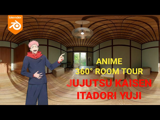 Jujutsu Kaisen - Itadori Yuji Room 360° (Blender)