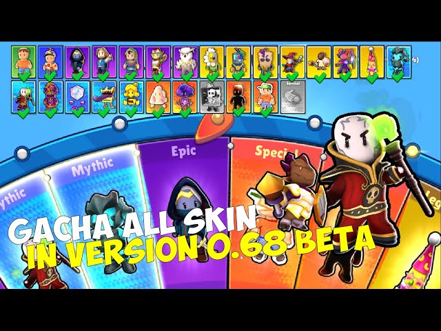 ALL GACHA SKIN IN VERSION 0.68 😱