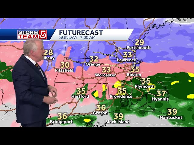 Video: Storm arrives late Saturday with snow, ice, rain