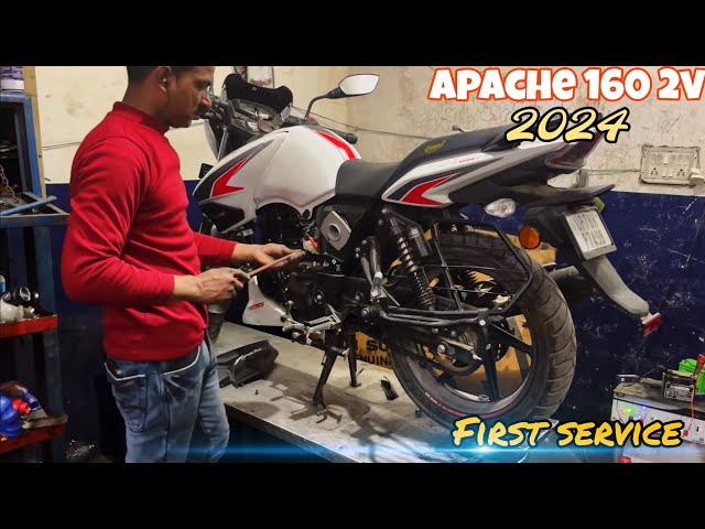 2024 new Apache 160 2v  1st service  || full service guide || adorable travelers