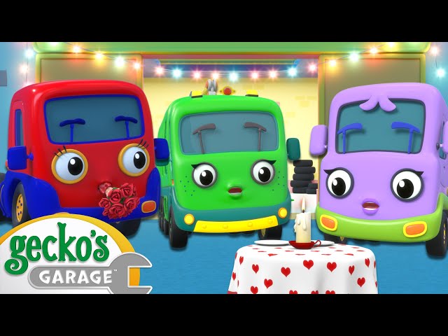 Truck Family Valentines Day | Baby Truck | Gecko's Garage | Kids Songs