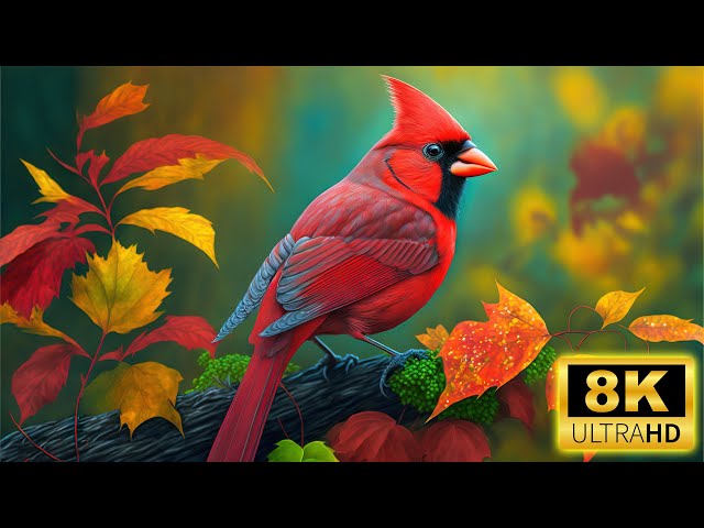 Wild Birds Special Collection 8K - Scenic Relaxation Film With Relaxing Music