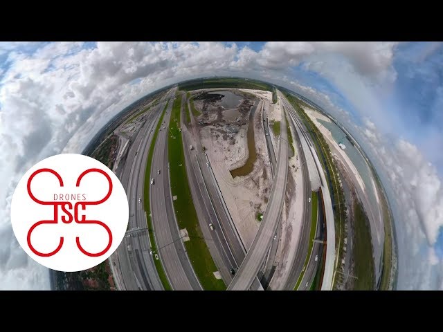 360º DRONE FLY-BY EARTH-WORKS & CONSTRUCTION SITE - HIRE DRONE PILOT