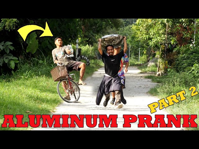 Aluminum Prank Part 2 | Sa subrang gulat muntik ng lumipad