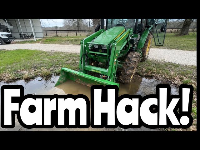 Horse Trailer Fiasco and a Tractor Trick!