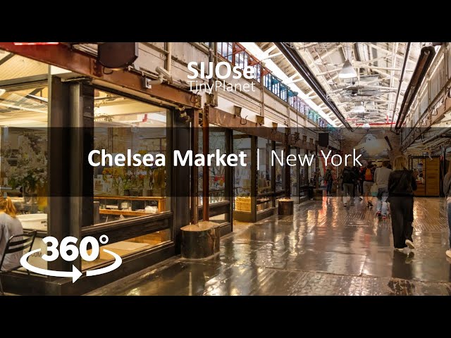 Exploring Chelsea Market NYC in 360° | @SIJOseTinyPlanet  Malayalam