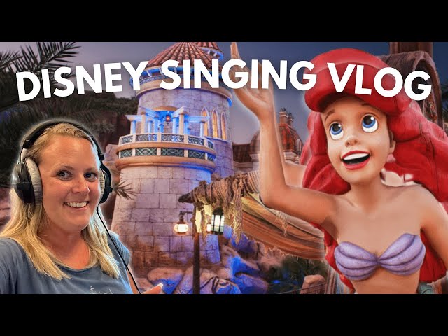 WALT DISNEY WORLD VLOG 🧜‍♀️✨ Journey of The Little Mermaid Ride @ Magic Kingdom