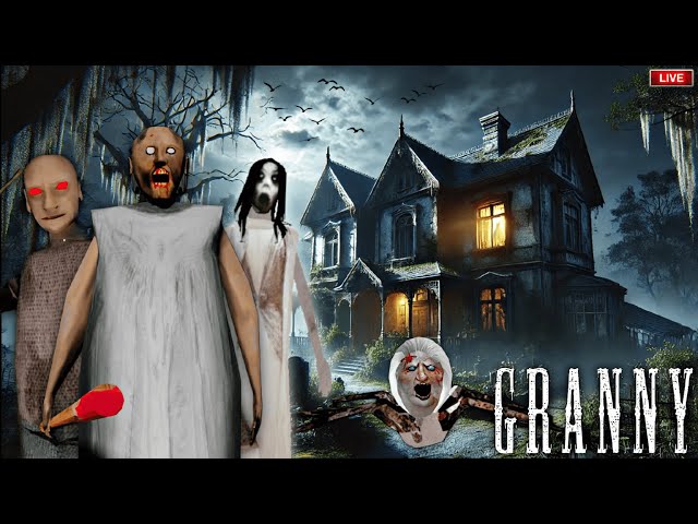 LIVE🔴 GRANNY HORROR ESCAPE GAMEPLAY | EP-186