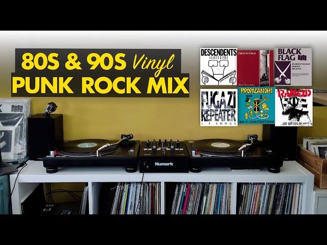 80s and 90s Punk Rock Vinyl Mixtape