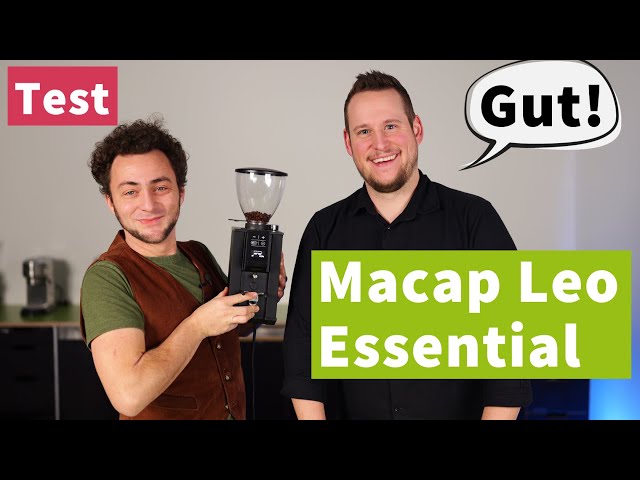 Gute Einstiegsmühle für Espresso? Macap Leo Essential Test