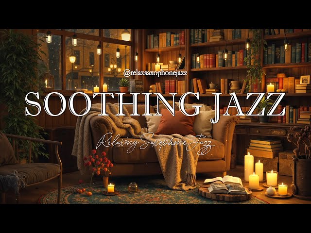 Night Jazz Saxophone Music for Deep Sleep - Soothing Jazz Instrumental Music - Soft Jazz Piano BGM