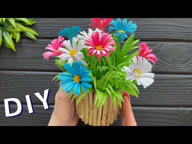 How to make Easy Paper Flowers DIY Craft Ideas Paper Crafts