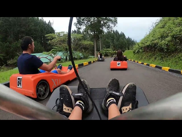 Dahilayan Forest Park Resort - Forest Luge 2nd Run (Kid's POV)