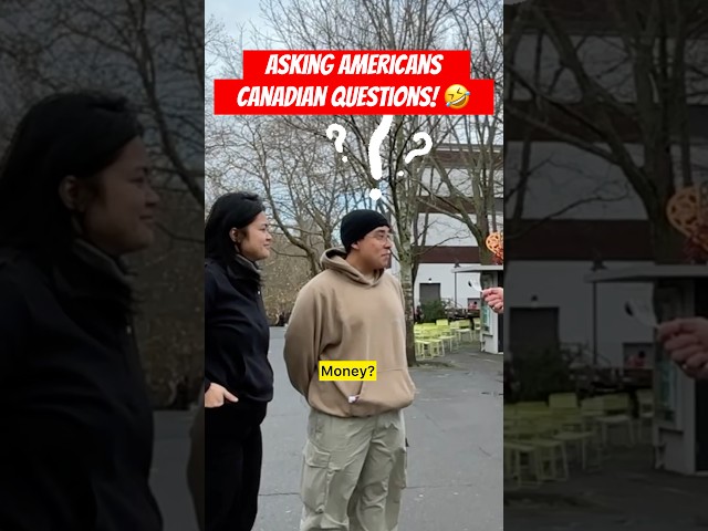 Asking Americans Canadian Questions! 😂 🇨🇦🇺🇸 #comedy #entertainment #trivia