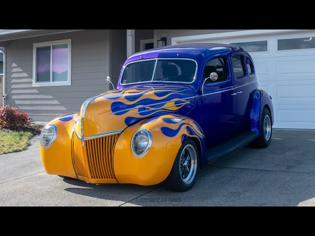 1939 Ford Deluxe Hot Rod 350ci V8 Walk-around Video