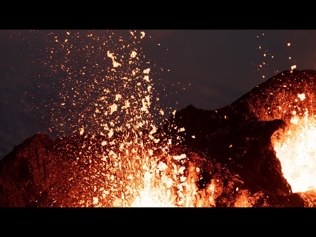 Sounds of Lava - No Music - Geldingadalur, Iceland 2021 - 4K