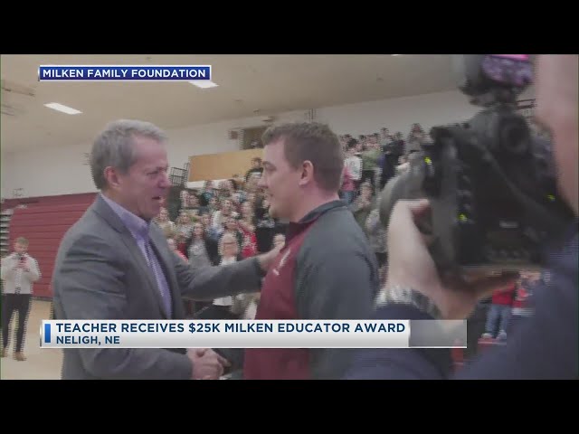 Teacher Receives $25k Milken Educator Award