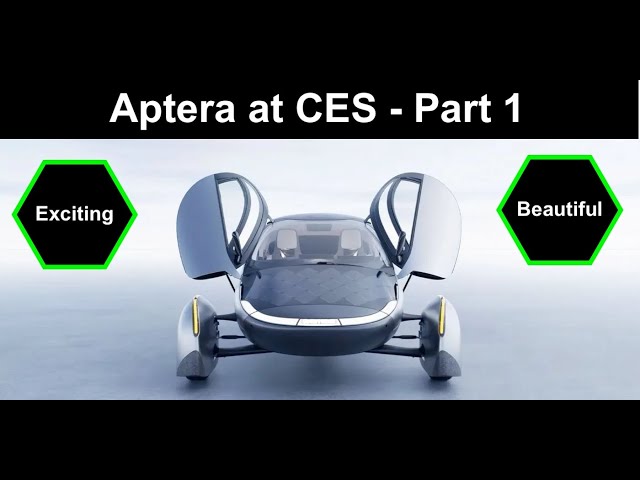 Aptera at 2025 Consumer Electronics Show, Las Vegas.