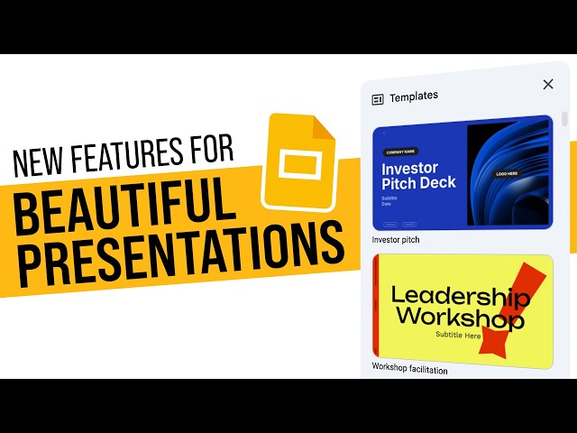 Design Beautiful Google Slides with NEW Features for 2025!