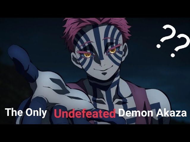 See Why UPPER MOON 3 AKAZA is Undefeated in #demonslayer