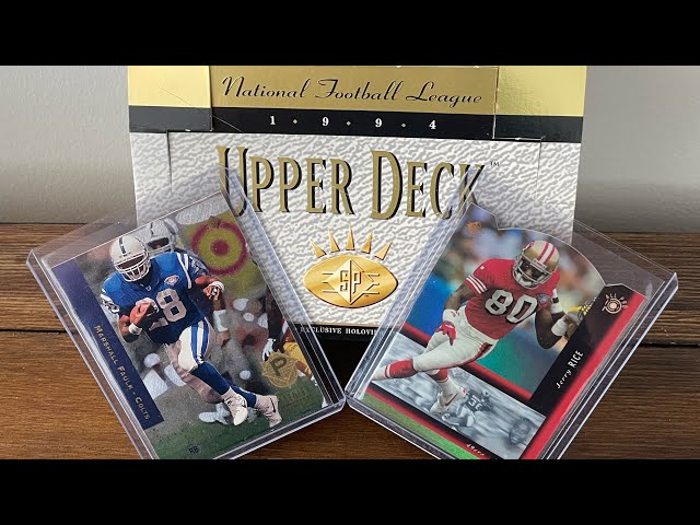 1994 Upper Deck SP! Marshall Faulk Rookie! Rare Jerry Rice Insert! The journey continues