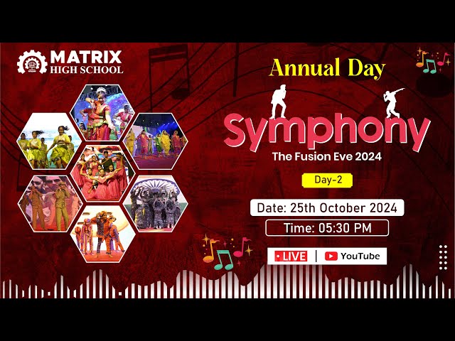 LIVE: Symphony 2024 | Day-2 of Annual Function | Matrix High School Sikar | Residential Campus