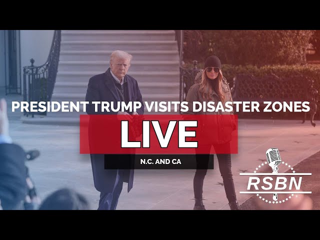 LIVE: President Trump Makes First Domestic Trips to Asheville, N.C., and Los Angeles - 1/24/25