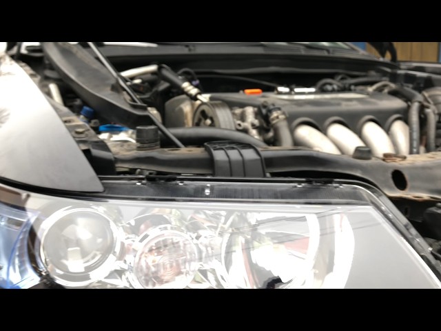 Honda Accord Tourer 7 - assembly and installation of the right lamp, From A to Z