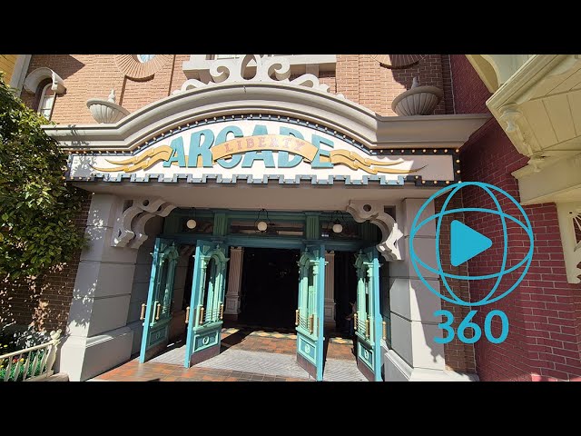 Disneyland Paris - Liberty Arcade - Full Walkthrough 360 VR