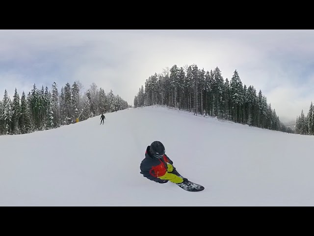 Bukovel Trail 13A to lift №22 Insta360 One