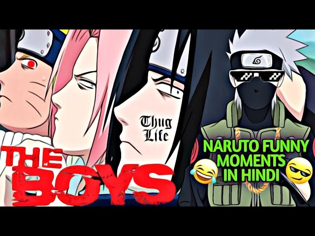 Naruto funny 🤣moments || kakashi funny moments in hindi || Sony yay Naruto #narutomemes