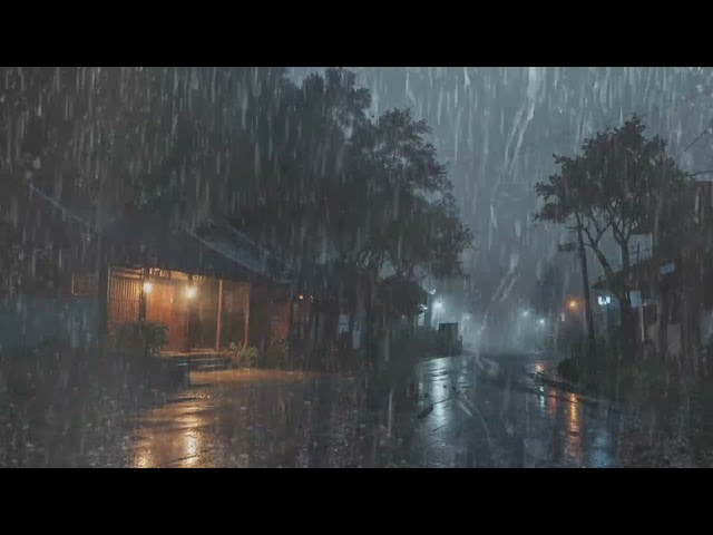 Rain Sounds for Relaxing and Fall Asleep Instantly - ASMR, Relax, Focus, Reduce Stress Sounds Rainy