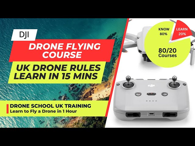 Learn all the Important 2023 UK drone laws & Regulations in 15 mins - Know 80% in 20% of the time